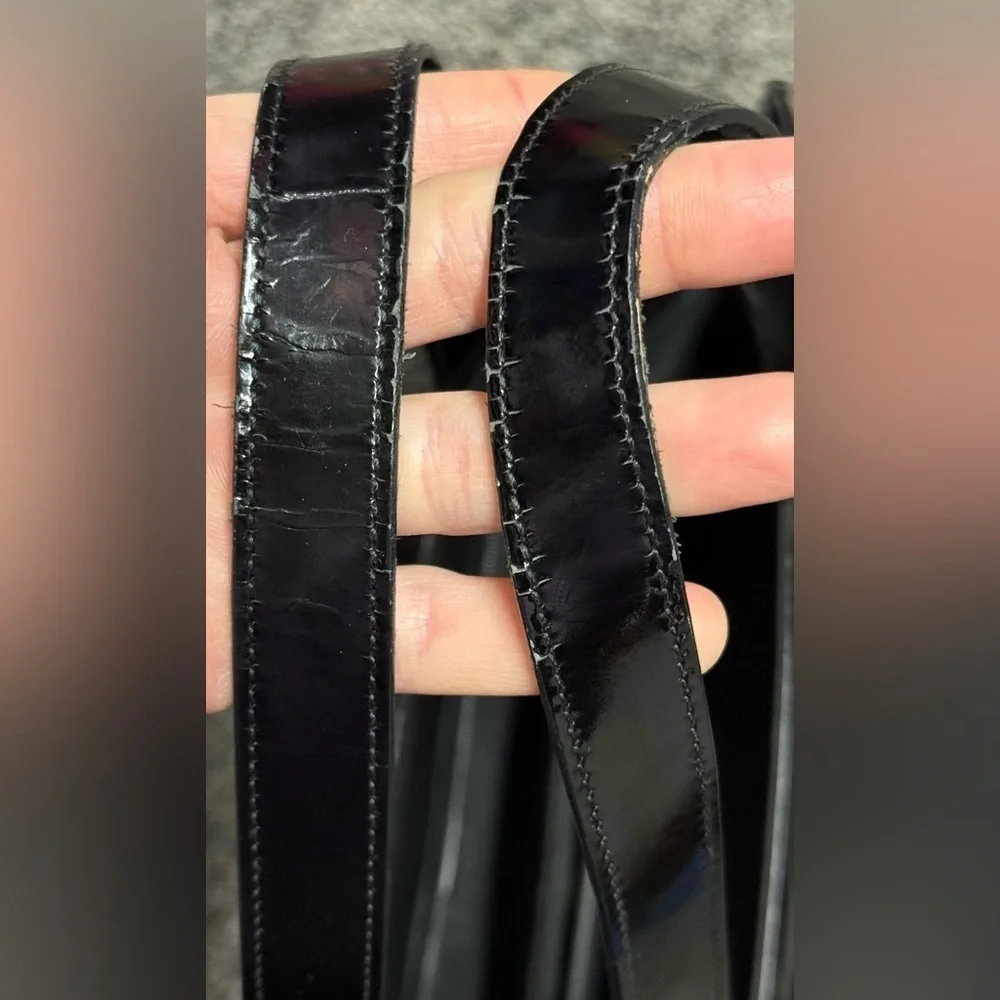 Gucci vintage large black tote